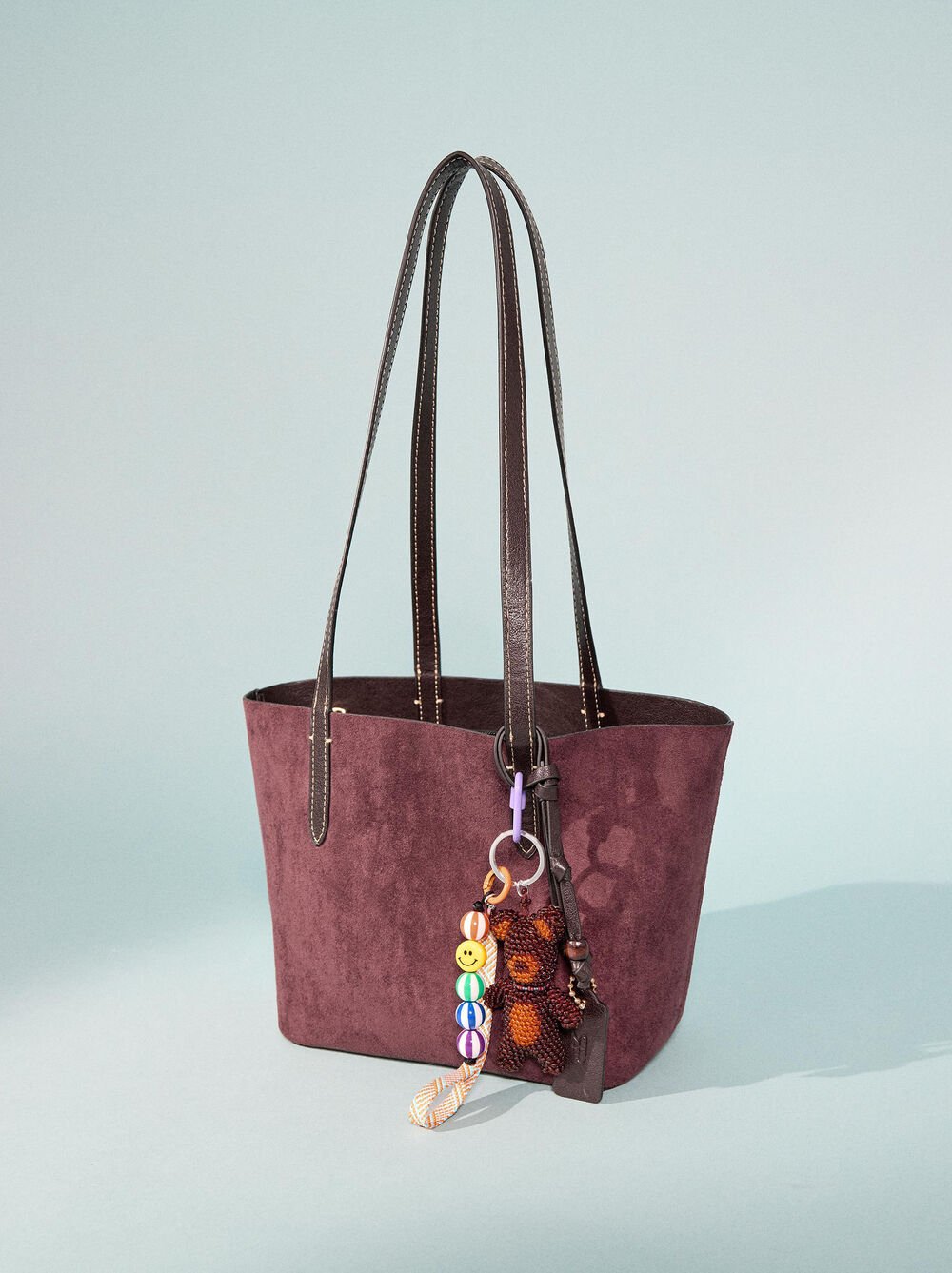 Reversible shopper bag with removable bag M